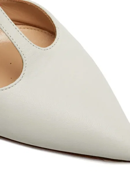 Pantofi cu toc Gianvito Rossi din piele alb