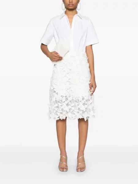 Rochie midi Simkhai până la genunchi de costum alb