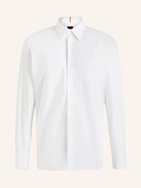 Koszula Boss z długim rękawem biała