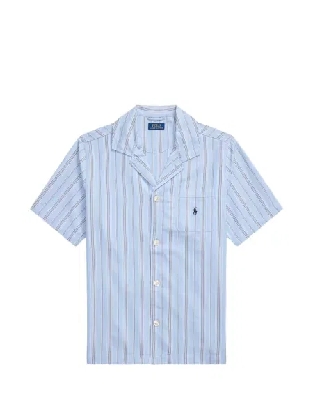 Ριγέ κάλτσες Polo Ralph Lauren από ζέρσεϋ με αυτόγραφο μπλε