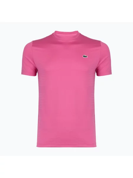 Tricou de tenis pentru bărbați Lacoste fuchsia pink roz
