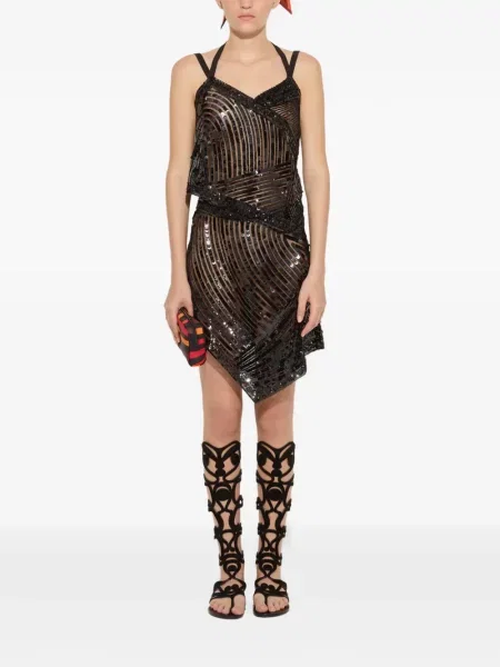 Top Pucci din tul negru