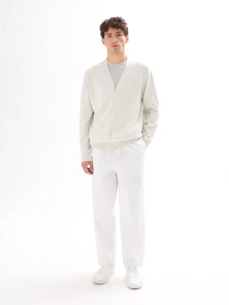 Pantaloni Celio alb