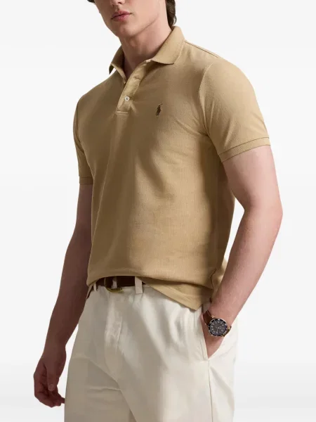 Șosete Polo Ralph Lauren cu model herringbone cu broderie plasă albastru