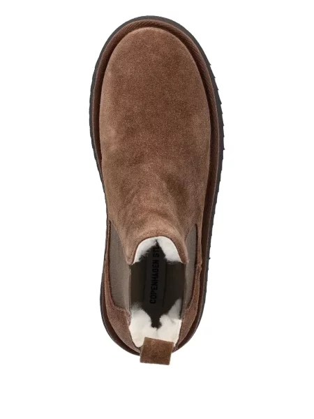 Botine chelsea Copenhagen din piele de căprioară maro