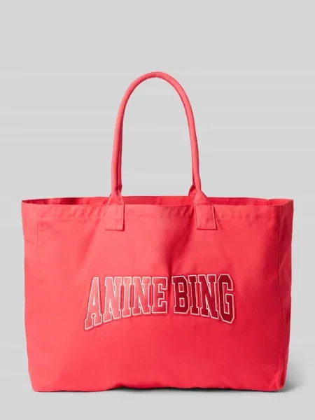 Torebka Anine Bing z logo czerwona
