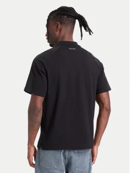 Polokošile Calvin Klein Jeans černé