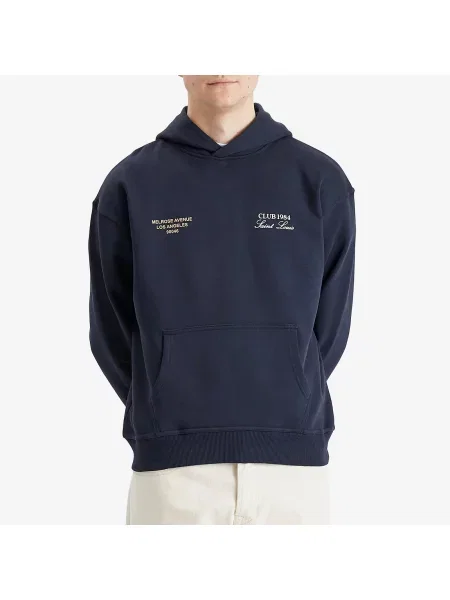Bluza z kapturem Club 1984 granatowa