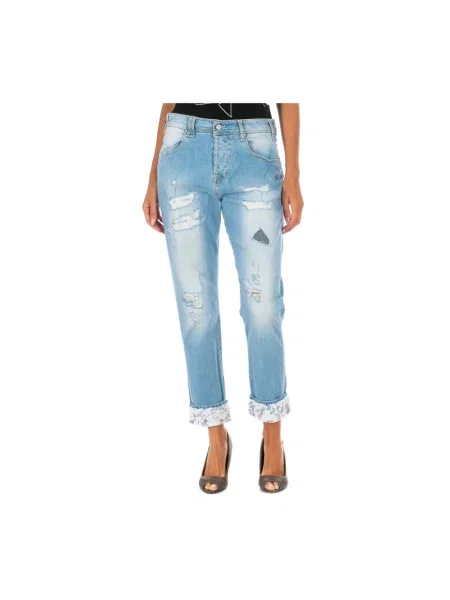 Jeansy Met niebieskie