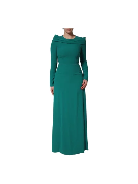 Długa sukienka wieczorowa Dolce And Gabbana zielona