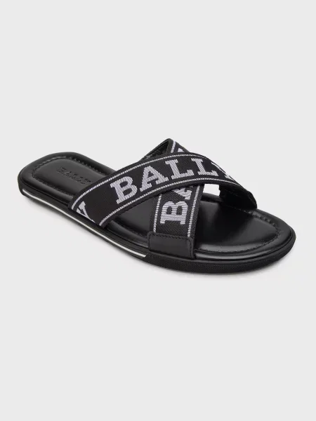 Шлепанцы Bally черные