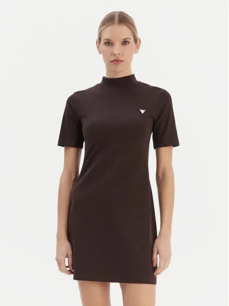 Guess Повсякденна сукня коричневий