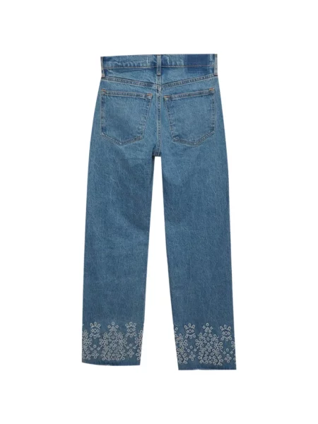 Široke traperice Abercrombie & Fitch plava