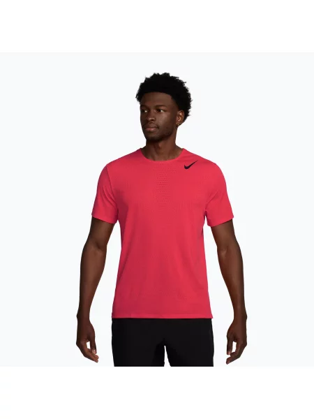 Tricou de alergare pentru bărbați Nike AeroSwift fusion red/black negru