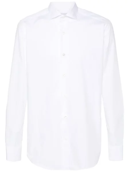 Poplínová košile D4.0 bílá