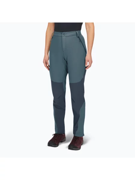 Spodnie softshell Rab Torque Mountain Short niebieskie