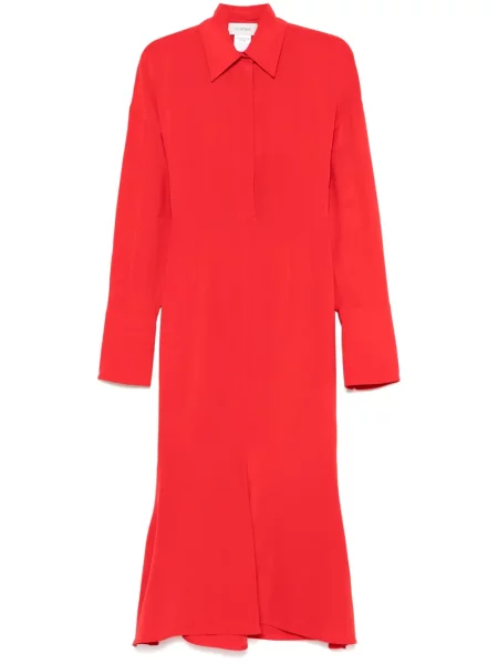 Rochie midi Sportmax până la genunchi de costum roșu