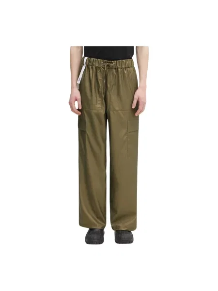 Rains spodnie Cargo Rain Pants Wide W3 proste zielony