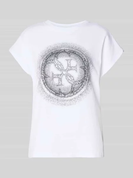 Guess t-shirt 4G biały