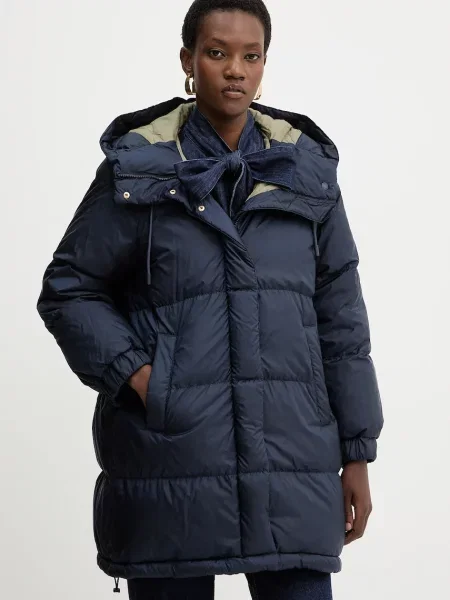 Weekend Max Mara geacă cu două fețe ANFORA bleumarin