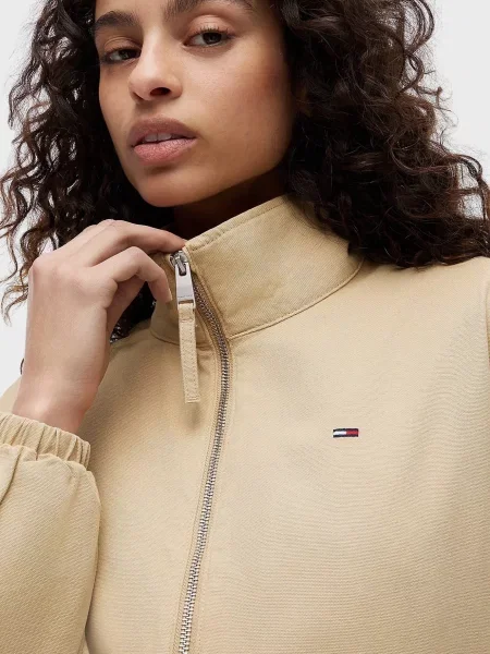 Джинсова куртка Tommy Jeans бежева