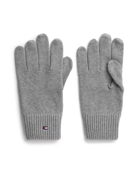 Tommy Hilfiger Mănuși Essentials cu adaos de cașmir gri