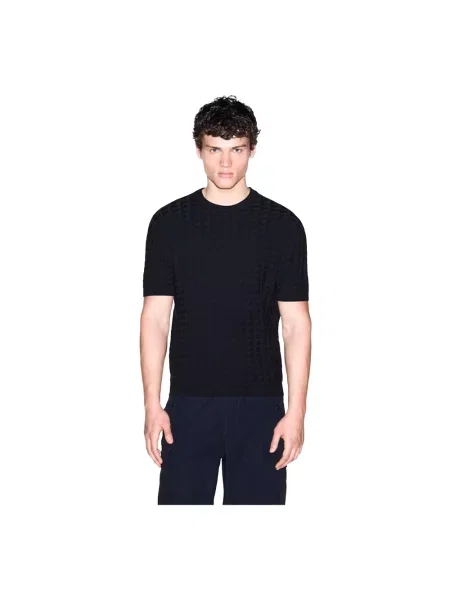 Sweter Armani Exchange niebieski