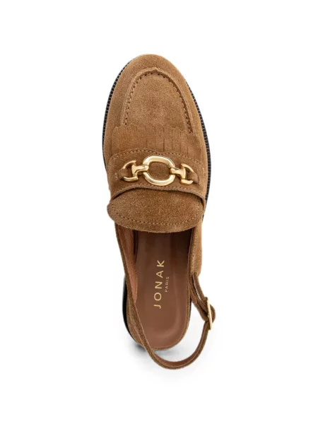 Pantofi loafer Jonak Paris maro