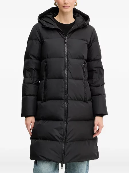 Geacă Armani Exchange cu glugă negru