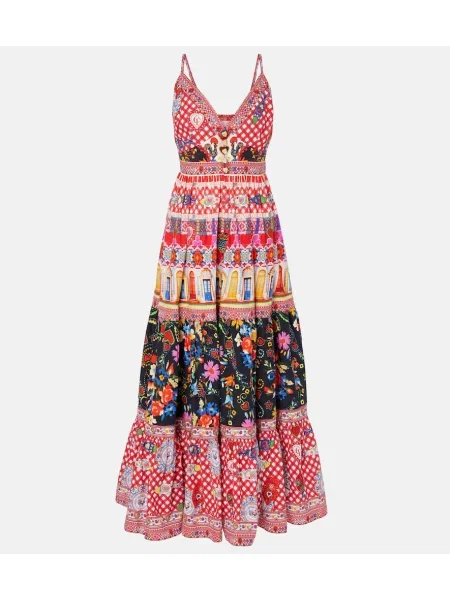 Maksi obleka Camilla s potiskom