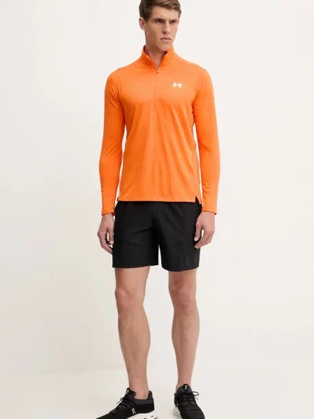 Under Armour Pulover za vadbo UA Tech Geotessa oranžna
