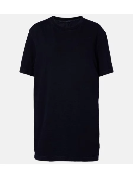 Hanorac The Row din jerseu albastru