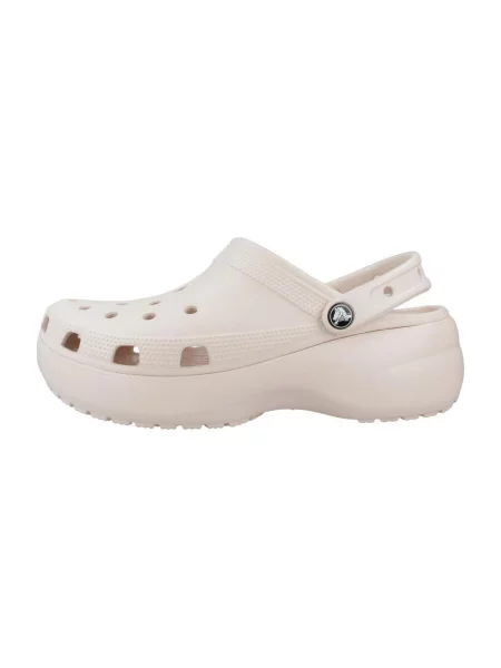 Pantofi Crocs cu platformă clasici bej