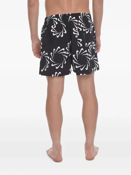 Scurt chiloți Nike cu imagine cu model floral negru