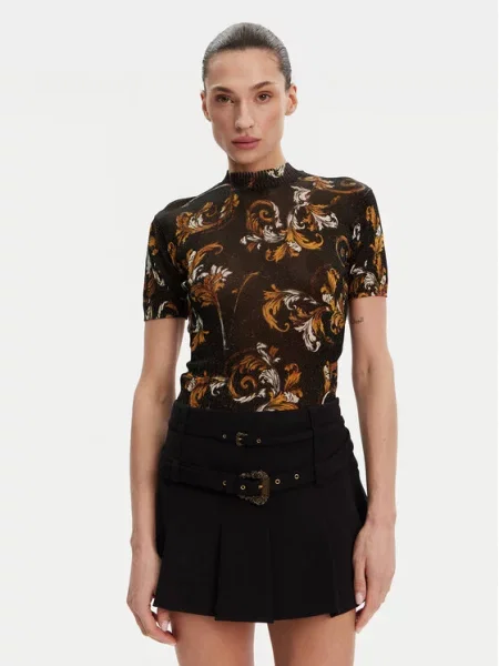 Πουλόβερ Versace Jeans Couture μαύρο