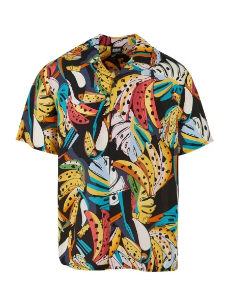 Urban Classics Srajca turkizna / oker / zelena / črna bela