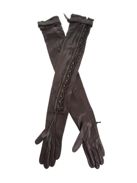Mănuși Haider Ackermann lungi negru