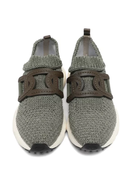 Sneakerși Tod's tricotate verde