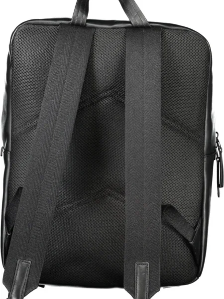 Lniana torba Calvin Klein czarna
