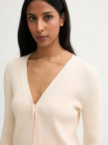 Calvin Klein kardigán női bézs