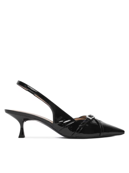 Stuart Weitzman Pantofi pumps Georgie Slingback 50 negru