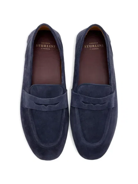 Szarvasbőr loafer Sturlini Firenze kék