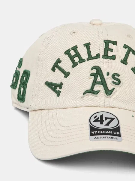 Кепка 47 Brand с аппликацией бежевая