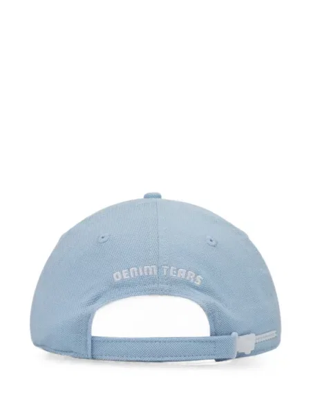 Șapcă Denim Tears cu broderie albastru