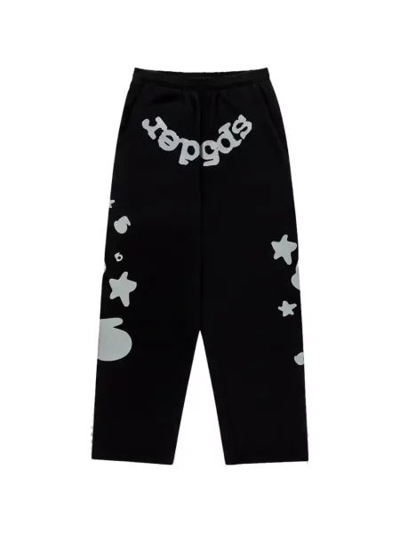 Pantaloni Sp5der alergare negru