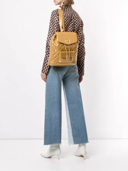 Batoh Chanel Pre-owned zlatý