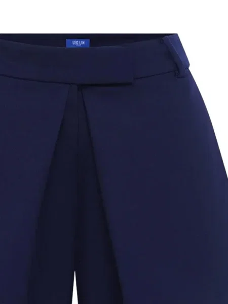 Pantaloni scurți Leo Lin plisate albastru