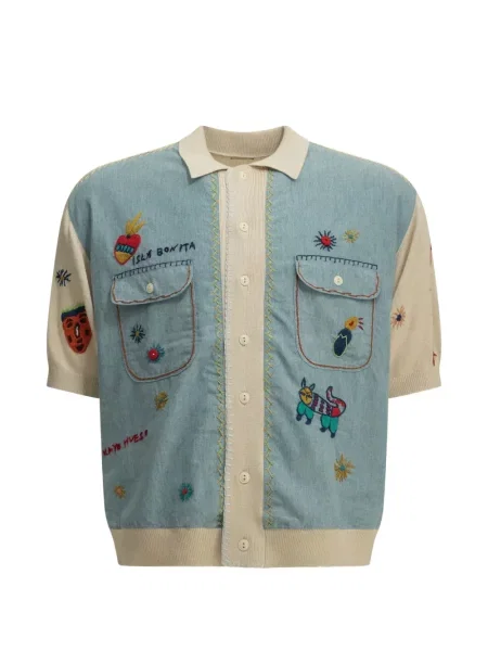 Tricou polo Kapital cu broderie