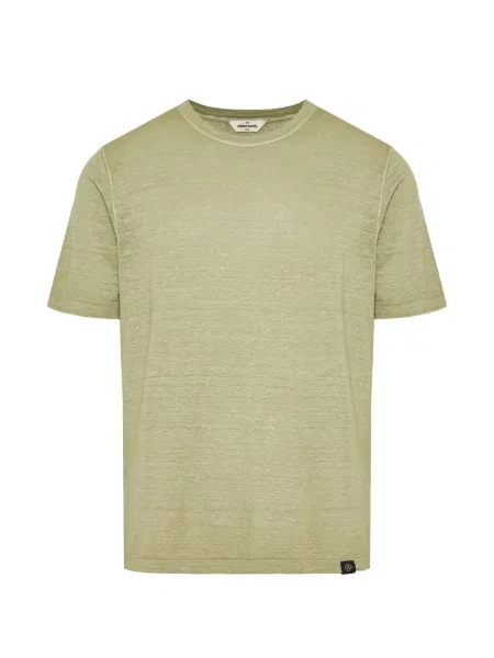 Scurt tricou Gran Sasso cu decolteu rotund verde