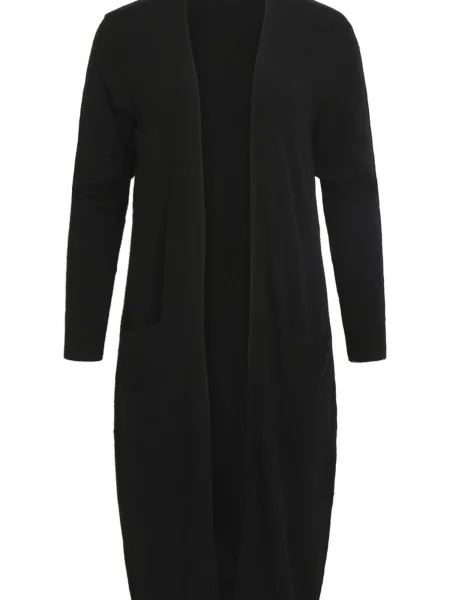 VILA Geacă tricotată Ril' negru